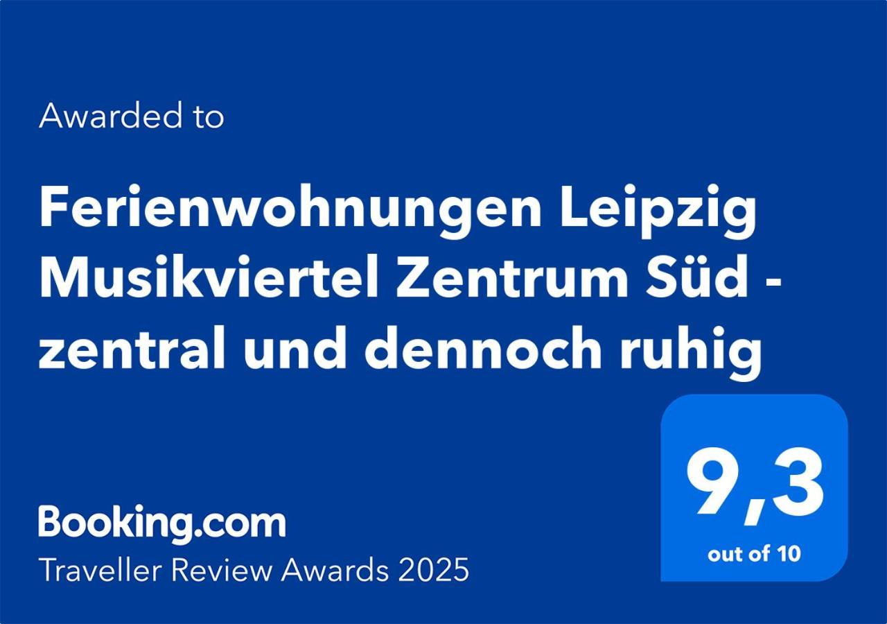 Ferienwohnungen Leipzig Musikviertel Zentrum Sued - Zentral Und Dennoch Ruhig Exterior foto